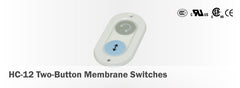 HC-12 Two-Button Membrane Switches
