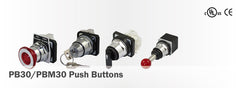 PB30/PBM30 Pushbutton Switches