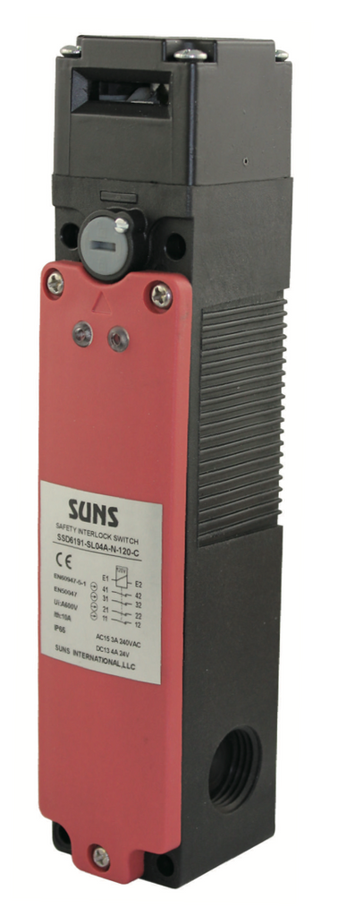 SUNS SSD6191-SL22A-N-120-A Solenoid Interlock Safety Switch 2NC/1NO and 1NO TP4-4131A110M