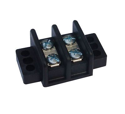 SUNS TG-302 UL Rated 30A/600V Terminal Block 2 Pole 22-10 AWG Wire - Industrial Direct