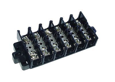 SUNS TG-606 UL Rated 60A/600V Terminal Block 6 Pole 22-6 AWG Wire - Industrial Direct