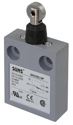 SUNS SN3202-SP-C1 Sealed Roller Plunger Limit Switch w/ M12 Connector 914CE31-AQ - Industrial Direct