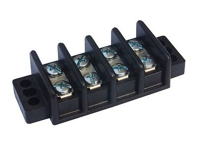 SUNS TG-304 UL Rated 30A/600V Terminal Block 4 Pole 22-10 AWG Wire - Industrial Direct