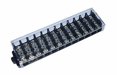 SUNS TG-612-C UL Rated 60A/600V Covered Terminal Block 12 Pole 22-6 AWG Wire - Industrial Direct