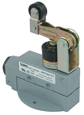 SUNS SN91-N63-A-V Sealed One-Way Roller Lever Limit Switch BZV6-2RN28 ZV-NA277-2 - Industrial Direct