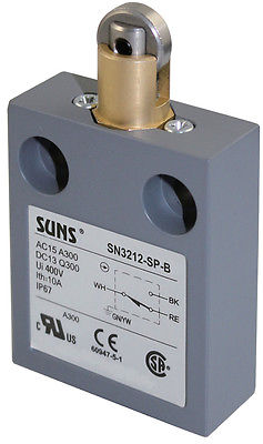 SUNS SN3212-SP-C1 Roller Plunger Limit Switch for 914CE2-AQ1 - Industrial Direct