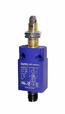 SUNS SN3142-SP-F Panel Roller Plunger Compact Limit Switch M12 Connector Bottom - Industrial Direct