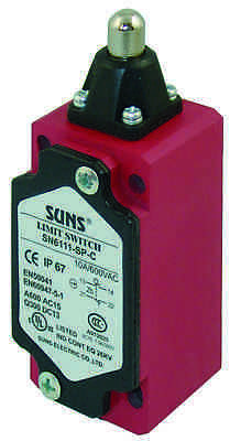 SUNS International SN6111-SL1-AL Top Plunger Saftey Limit Switch - Industrial Direct