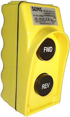 SUNS CSB-273Y UL Listed Yellow Forward/Reverse Pendant Control Station 9001BW73Y - Industrial Direct