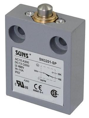 SUNS SN3201-SP-D Plunger Limit Switch for 914CE1-Q1 D4CC-1001 D4CC-3001 - Industrial Direct