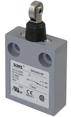 SUNS SN3203-SP-B3 Sealed Cross Roller Plunger Limit Switch D4C-1233 D4C-1433 - Industrial Direct