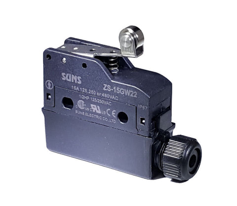 SUNS ZS-15GW22-C Waterproof Positive Opening Micro Switch With Cover - Industrial Direct