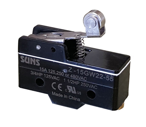 SUNS Z-15GW22-55 15A Waterproof Micro Switch Z-15GW2255-B - Industrial Direct